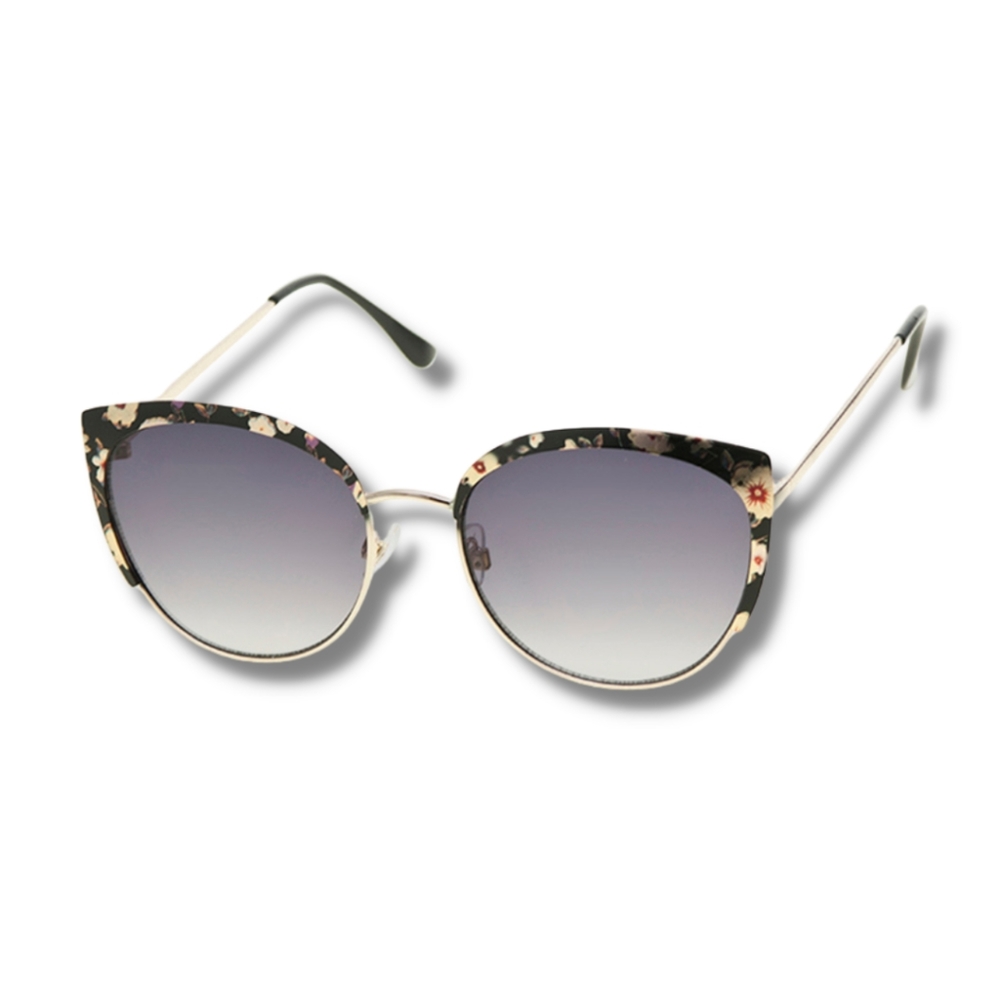 NINE WEST | Metal Cateye with Enamel Sunglasses NWT
